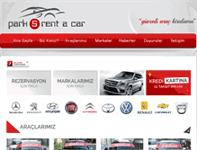 Tablet Screenshot of parksrentacar.com